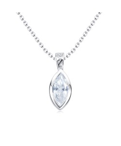 Cute Grain Shaped Silver Necklaces SPE-3833